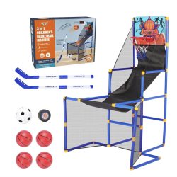 3 in-1 Kids Arcade Basketball Game & Hockey & Soccer